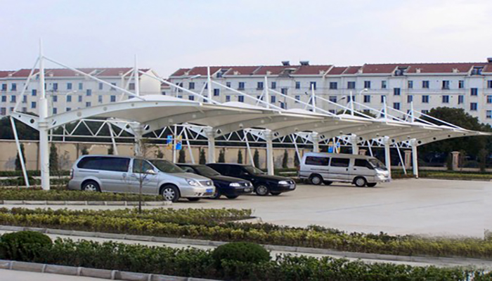 時尚防護,智能停車——呼和浩特膜結構車棚,為您的愛車提供完美庇護