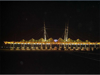 收費站膜結構三